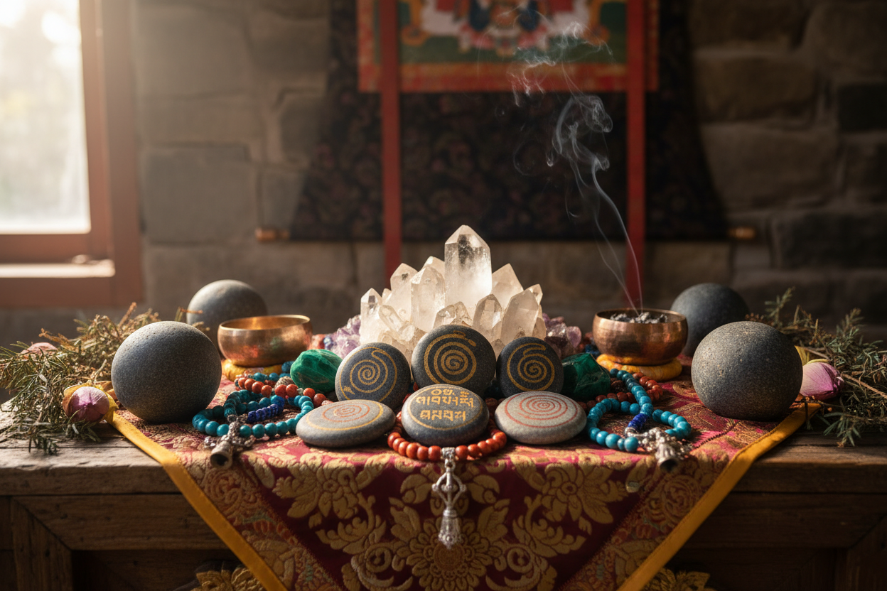 TIBETAN STONES SPIRITTUAL